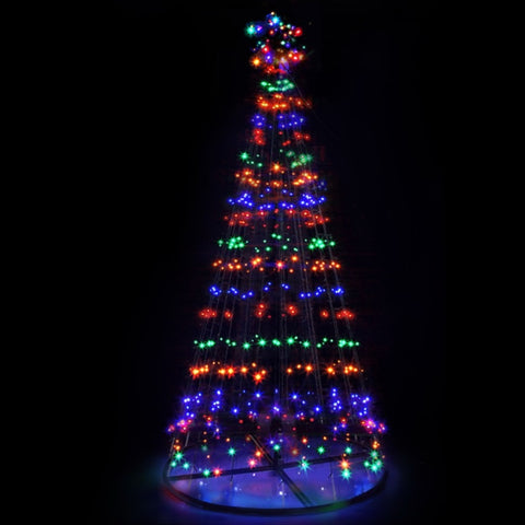 2.1M Christmas Tree 264 LED Solar Jingle Jollys XMAS-FAIRY-SOLAR-7FT