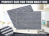 Homaxy 12 Pack Kitchen Dish Cloths, Ultra Soft Absorbent Dish Towels V1258-DP02-F-123
