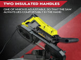 Portable Band Saw 127mm Cold Cut Metal Cut Chop Bandsaw Steel Hand Drop V379-BANDSAW114