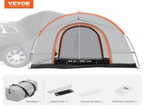SUV Camping Tent, 8'-8' SUV Tent Attachment for Camping with Rain Layer and Carry Bag, PU2000mm V952-CSUV6508008004E90V0