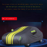 X-Large Sedan Car Cover Waterproof All-Weather Breathable & Windproof Full Car Cover for Snow, V1107-CS-JNWZTBFS40