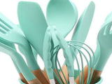 12pcs Nylon Cooking Utensil Set BPA Free Heat Resistant Prevents Stick Utensil Set for V1294-YM0626-3118220313311
