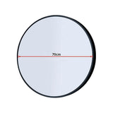 70cm Round Wall Mirror Bathroom Makeup Mirror by Della Francesca V63-831471