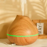 Wood Grain Aroma Humidifier, Energy-Saving Fragrance Spray, Seven-Color Ambient Light, Smart Timer, V1232-JSQ-XBYS-001