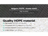 Instahut 30% Shade Cloth 3.66x10m Shadecloth Wide Heavy Duty White SH-CL-366X100-80-R-WH