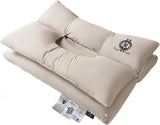 Cervical Neck Pillow for Sleeping - Double Layer Removable Bed Pillows, Don't Press Your Face, Pure V1107-115-10897-WHT