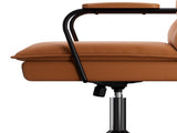 LEVEDE Ergonomic Office Chair Computer PU Brown OF1046-BR