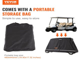4 Passenger Golf Cart Cover, 600D Polyester Full Cover, Universal Fits for Most Brand Club Car V952-QFBSGEFCZGMD5CKQGV0