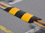 1000MM Rubber Speed Bump, 2 Pack, 2 Channel Heavy Duty Traffic Speed Hump, 9,979 kg/Axle Load V952-JSDDLBHPDDK2SDET4001V0