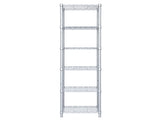 Levede Shelving Unit Adjustable Rack 6 Tier 161cm Carbon Steel Laundry Silver EA0313-SL-AU