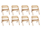Levede 8X Dining Chairs Foldable Accent CH1080-2-NTX4