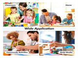 NEW 50 Pcs Magnetic Painting Canvas Panel Mini Boards Blank Canvases for Art Gift DIY Decor V1192-AZ-W-22883