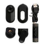 Thumb-Sized 1080P Portable Action Camera Rotatable Back Clip / Multi-Accessory Expansion / 300mAh V1232-MZYDXJ-001