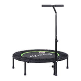 Everfit 40inch Fitness Foldable Trampoline Jumping Rebounder Home Gym Handrail TRAMPO-D-FOLD40-R-GN