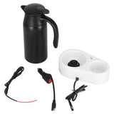 800ml Portable Electric Car Kettles Car Water Dispenser with White Base Silicone Sealing Ring Cover V1294-YM0523-3113210237911