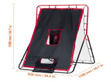 Baseball And Softball Rebounder Net 3.5x4.5 ft 2-in-1 Switch Hitter Pitch V952-BQHDWDYXWEHY2V8G3V0