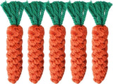 5 Pack Dog Chew Toys - 100% Cotton Material - Durable Bite-Resistant for Teeth Cleaning and V1258-DP02-BOL-58