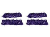 48Pcs Cheerleading Poms Metallic Foil Cheer Poms with Plastic Handle for Adults Kids Cheerleaders V1369-AZ3-W-12742