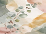 Eucalyptus Reverie Floating Frame Canvas Wall Art - Portrait - 40W x 50H cm - White V767-PP-ER-4050-FW