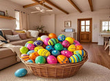 36PCS colorful plastic Easter eggs can be filled with Easter eggs, lucky surprise eggs, Easter V1106-HECD-001