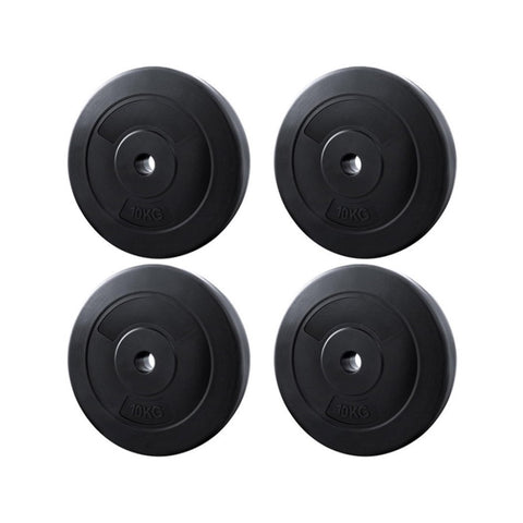 Everfit 40kg Barbell Weight Plates Standard Home Gym Press Fitness Exercise FIT-K-DB-PL-40