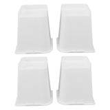 4 Pcs Furniture Risers 6 Inch Raise Trapezoid L Shape Top Anti Slip Bed Sofa Risers Furniture Leg V1294-YM0703-3114230002711