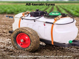 Giantz 150kg ATV Garden Trailer Weed Sprayer Tow Behind Cart Ride on Mower Attachment Black SPRAYER-PART-CART-150KG
