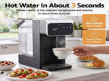 Devanti Instant Hot Water Dispenser 3L Heating Kettle 2400W Touch Control Water Black IWD-3L-BK