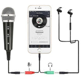 Metal Condenser Microphone Set - PC/Laptop Studio Recording Microphone Kit V1263-JX-3664