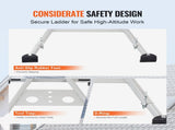 Ladder Stabilizer, Adjustable Feet Extension Ladder Standoff, Heavy Duty Wall Ladder Accessories for V952-TZWDQJZKDK00R10XWV0