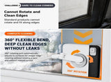 Lightweight Interior & Exterior Window Cleaner with 110cm Extendable Aluminium Pole & 5 Cleaning Pad V888-ELOSUNG55116-3