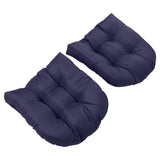 2pcs Outdoor Cushions Tufted Patio Furniture Cushions Thick Outdoor Seat Cushion U Shaped V1294-YM0901-3116250003312