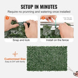 Ivy Privacy Fence, 59 x 98 in Artificial Green Wall Screen, Greenery Ivy Fence with Mesh Cloth V952-WLSRZZWQ1J59BZSPWV0
