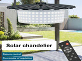 Solar Pendant Lights with Remote Control Human Body Sensor 5 Modes 3 Timing Dimmable Outdoor IP65 V1294-YM0901-H49253