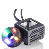 New Mini Fog Machine USB 5V Water Pump Maker with 4 LED Lights & Suction Cup Adjustable Black V1366-AZ2-W-16402