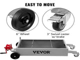 Low Profile Oil Drain Pan Truck Drain Pan 57 L with Pump Hose Casters V952-QCPYP15JLSYYLBYC1V0