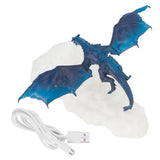 3D Print Fire Dragon Shaped Light Bedside Night Lamp USB Rechargeable for Home Decor Christmas Gift V1294-YM0901-3119200084111
