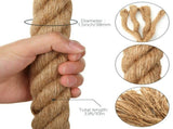 10m Sisal 40mm Rope Natural Twine Cord Thick Jute Hemp Manila Crafting Home Decor V324-HO-40MMSROPE10M