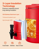 VEVOR Insulated Beverage Dispenser for Hot & Cold Drinks 3 Gal/11.4L Cooler Jug V952-YLHLQQYXKHS33IT25001V0