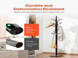 Coat Freestanding, Coats Tree Stand with Stable Marble Base & 6 Hooks, Free Standing Hall Coat V952-YMJWGSJSSCP0JYMX6001V0