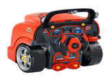 Engine Toy, 60 Pieces, Kids Mechanic Car Repair Set with Removable Parts, Lights and Sounds, V952-KCYQWJHSKCZXMUPE2001V9