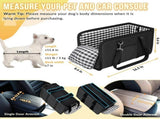 1 Piece Dog Car Seat with Armrest Padded Grey, up to 5 kg V1237-ZY-818-259