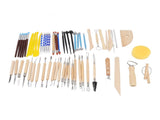 61Pcs Polymer Clay Sculpting Tools Exquisite Versatile Clay Carving Tools with Canvas Bag for V1294-YM0523-3118220076211