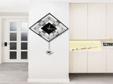 Modern Wall Mounted Clock Pendulum Hanging Clock Home Office Decor V1294-YM0901-JY20640
