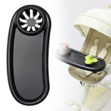 Universal Snack Tray for Stroller, Cup Holder Tray with Flexible Silicone Arm Gripper, Stays in V1369-AZ3-W-20435
