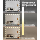 Embellir Bluetooth Makeup Mirror 80x65cm Hollywood Vanity with LED Light Wall MM-E-FRAMELS-6580LED-GS-BT