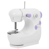 Household Mini Multifunction 2 Speed 2 Thread Electric Sewing Machine Equipment 100240VWhite and V1294-YM0901-3117200109214