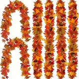 2M Artificial Fall Maple Leaf Garland V728-1005007243935153-I