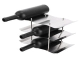 3Tier Stainless Steel Wine Rack Freestanding Wavy Wine Holder Display Shelf Kitchen Accessories V1294-YM0718-3118210012811