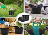 30 Pcs 3 Gallon Plant Nursery Pots Bulk Flexible Plastic Pots for Plants Thickened Soft Seed V1259-DP01-F-135